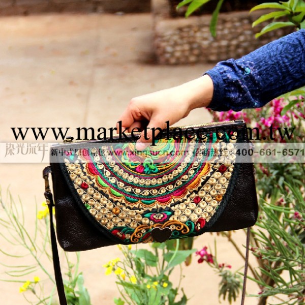 2014新款行素 頭層牛皮女包手拿包復古小包斜挎包純手工包工廠,批發,進口,代購