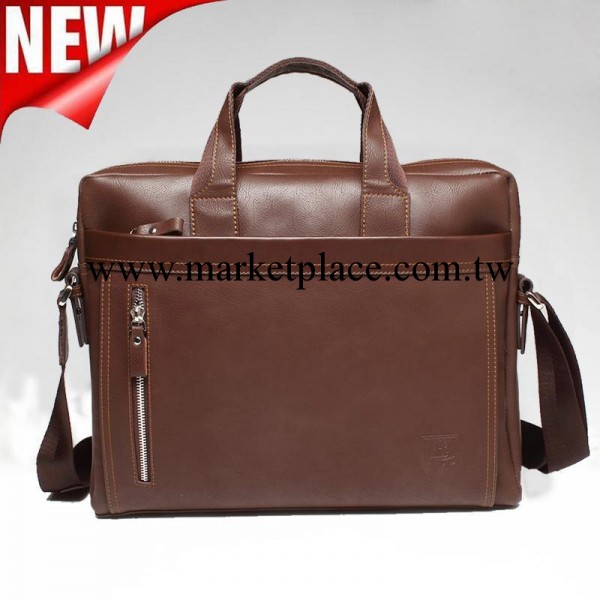 廠傢批發商務包牛皮單肩包 百利休閒手提包 新款正反兩用男包5666工廠,批發,進口,代購