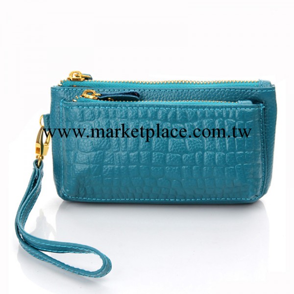 簡約時尚壓石頭紋零錢包女士牛皮手腕包壓花手拿包廠傢批發1050工廠,批發,進口,代購