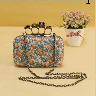 897# 2012新款外單女包 歐美復古手拿包 骷髏頭戒指包手包晚宴包工廠,批發,進口,代購