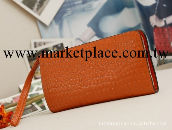 可混批 女式手抓包真皮女包頭層牛皮手拿包長款錢包5193工廠,批發,進口,代購