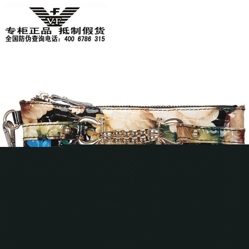 正品 維方阿瑪尼女包 漆皮高端手拿包 單肩多用花卉款82578黑玖花工廠,批發,進口,代購