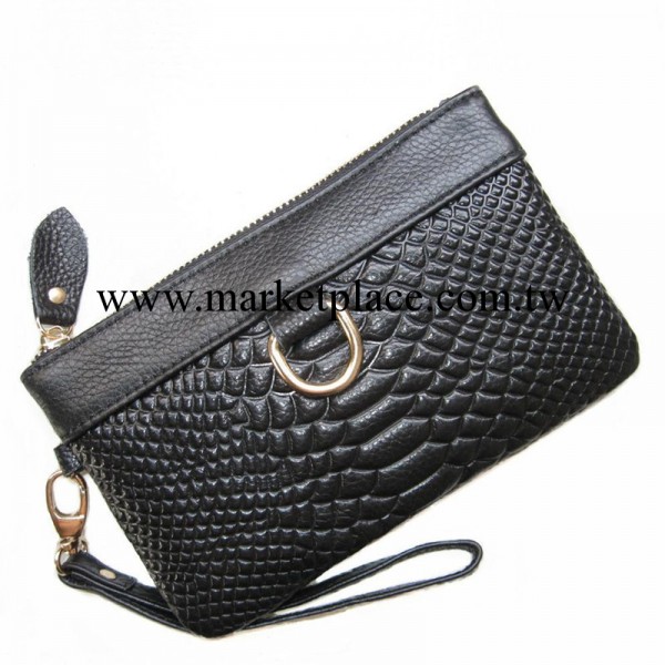 廠傢直銷 韓版真皮休閒小包 手拿包手抓女錢包頭層壓花牛皮女包工廠,批發,進口,代購
