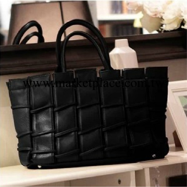 韓版女包包 英倫復古編織手提包 單肩斜挎包 兩用柵欄潮流包工廠,批發,進口,代購