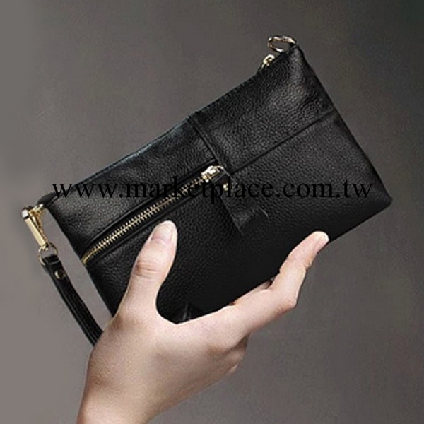 新款時尚女士真皮包 單肩手拿兩用包 高檔頭層牛皮手拿包多色可選批發・進口・工廠・代買・代購