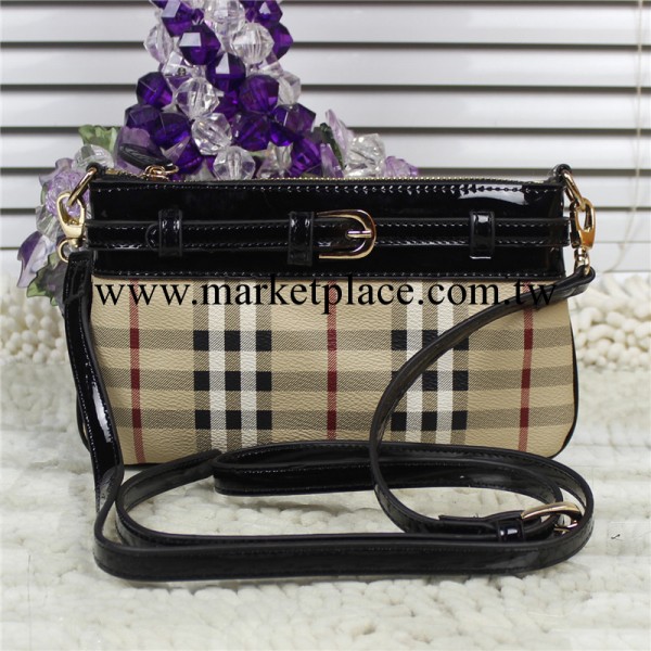 高品質2014新款格紋包歐美英倫風時尚女包格子手拿包單肩斜跨小包工廠,批發,進口,代購