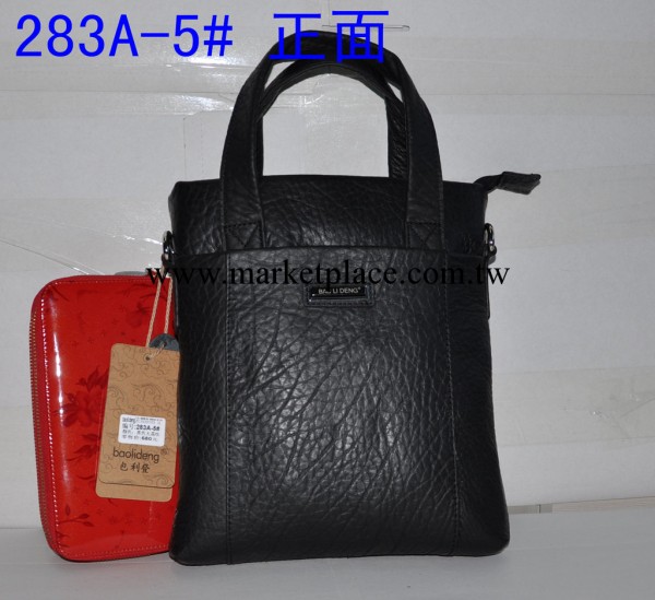 男士荔枝紋真皮手提單肩斜挎兩用包 包利登：283A-5#工廠,批發,進口,代購
