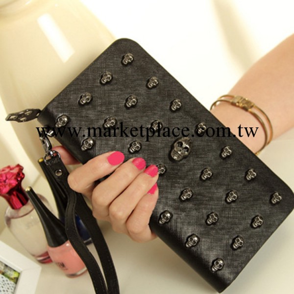 2014新款女士骷髏包包迷你小錢包手拿包手提包批發工廠,批發,進口,代購