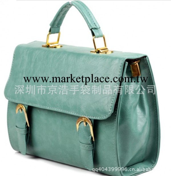 供應新款女包糖果色復古手提斜挎搭扣包 女士單肩手提兩用包工廠,批發,進口,代購