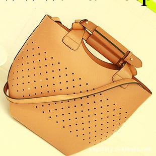 2014新款鏤空設計歐美風格美美大包 手提斜挎包 兩用包女包工廠,批發,進口,代購