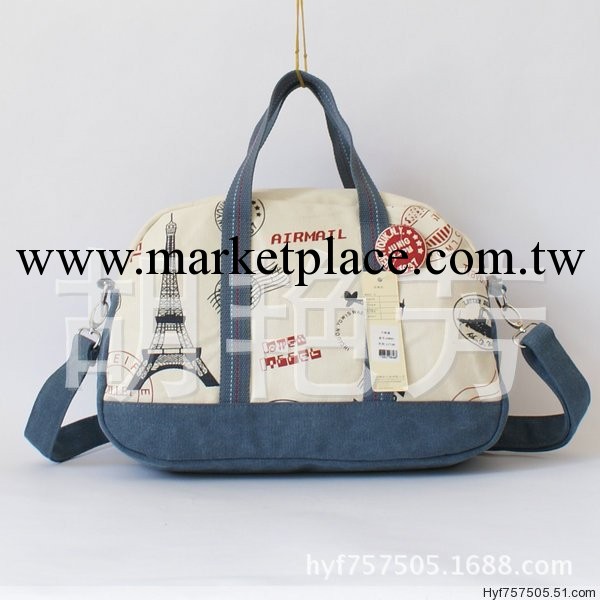 女韓版潮清新帆佈包零點手提斜挎兩用包學生包不夜城D3041工廠,批發,進口,代購