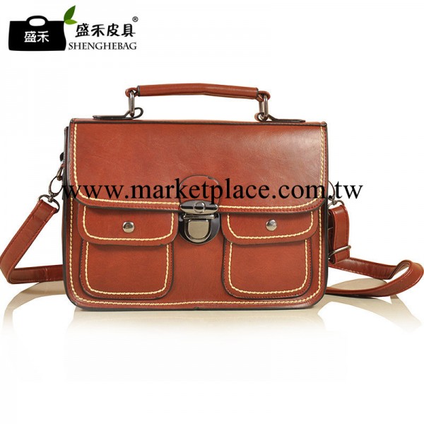 2014潮新款學院風郵差包兩用鉚釘骷髏韓版歐美風單肩女包批發混批工廠,批發,進口,代購