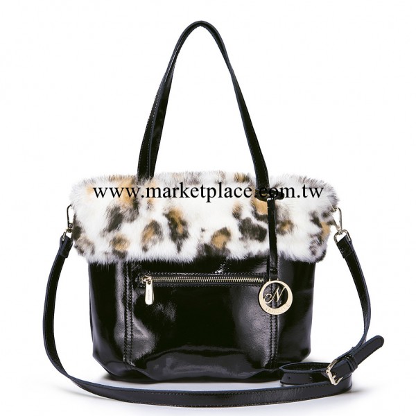 包包樹 紐芝蘭品牌女式兔毛單肩兩用包 歐美潮流女包批發工廠,批發,進口,代購