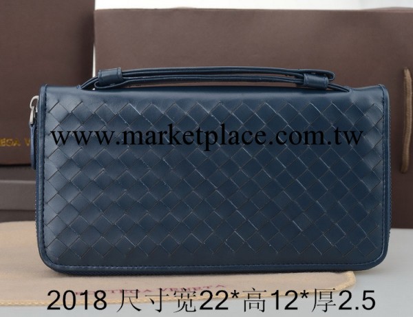 B傢新款編織原版牛皮編織手拿包 男士黑色編織真皮錢包手包 包郵工廠,批發,進口,代購