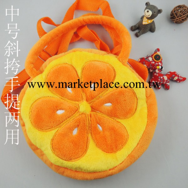 熱賣中號水果系列兒童單肩包斜挎手拎包兩用幼兒園寶寶零食包批發工廠,批發,進口,代購