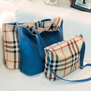 新款韓版子母女包單肩手提包正反兩用PU包百魅潮批發零售工廠,批發,進口,代購