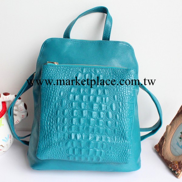 2013新款時尚休閒單肩雙肩兩用包背包鱷魚紋系列3219-301工廠,批發,進口,代購