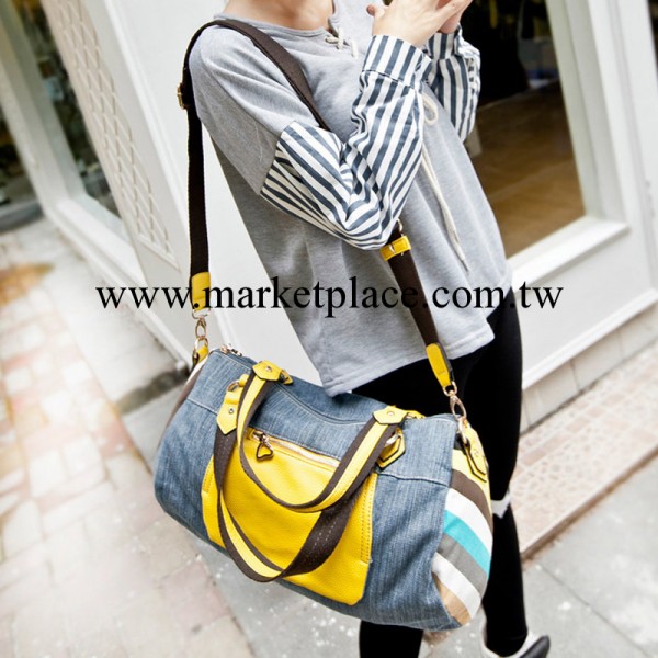 2014新款潮包 熱賣韓版牛仔單肩斜跨手提包 女包包批發0.8工廠,批發,進口,代購