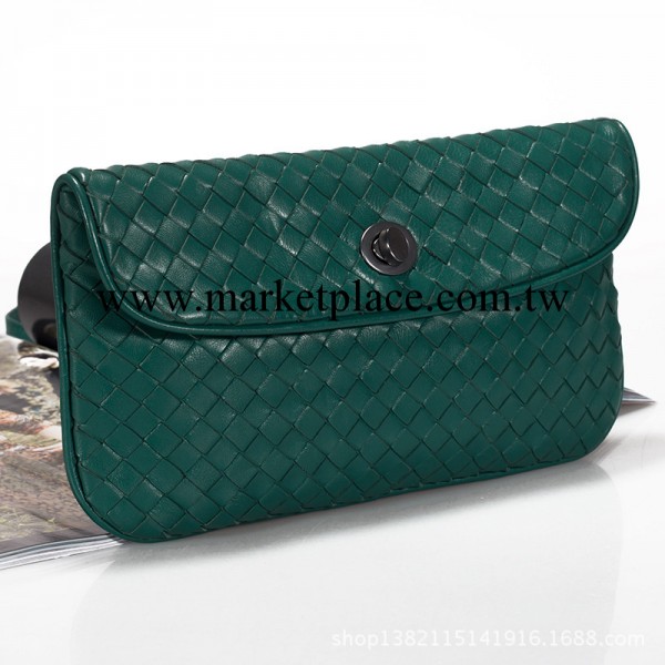 特價批發新款羊皮女包 手拿翻蓋兩用包 經典韓版編制女士單肩包工廠,批發,進口,代購