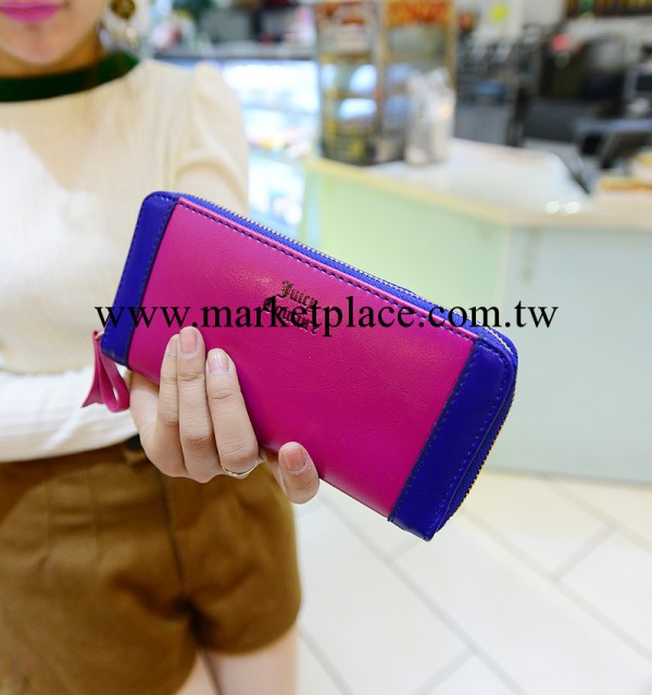 2014春夏新款女包歐美時尚簡約糖果拼色女士長款錢包零錢包手拿包工廠,批發,進口,代購