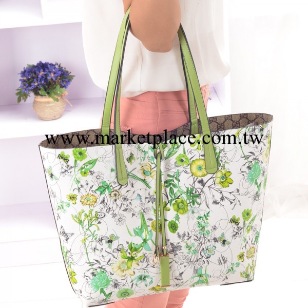 新款韓版女包 單間斜跨單肩包 花色子母印花兩用女包批發工廠,批發,進口,代購