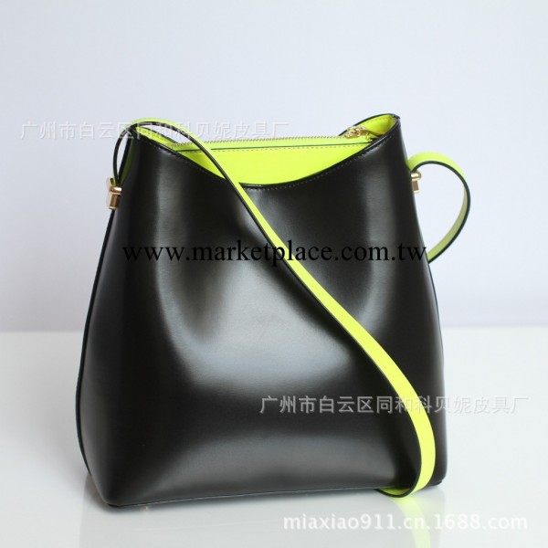 FIVE PLU S2131528100真牛皮單肩斜挎熒光色歐時力代工廠高檔女包工廠,批發,進口,代購