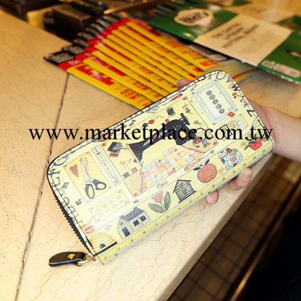 批發女士錢包女長款2014新款韓版女式可愛手拿包皮夾錢夾多卡包工廠,批發,進口,代購