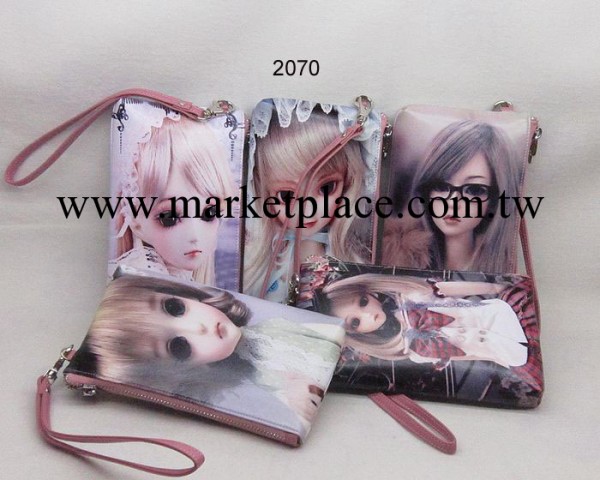 藍公主正品可愛錢包芭比娃娃 日風韓錢包 豎款手提錢包手抓手拿包工廠,批發,進口,代購