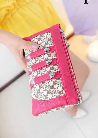 2014新款女士手拿包時尚個性款亮皮批發女式錢包小包潮女包2051#工廠,批發,進口,代購