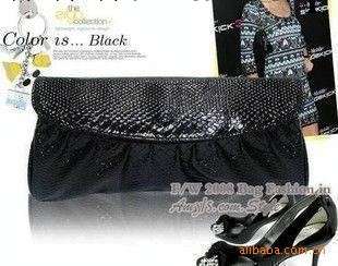 222033韓版明星款蛇紋手抓女包漆皮晚宴包手拿包  批發工廠,批發,進口,代購