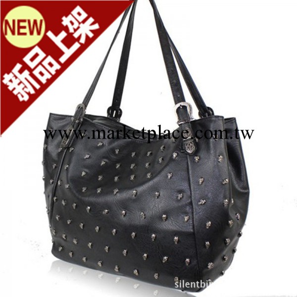 新品上架 最新歐美潮范兒復古鉚釘女包 女包代理加盟工廠,批發,進口,代購