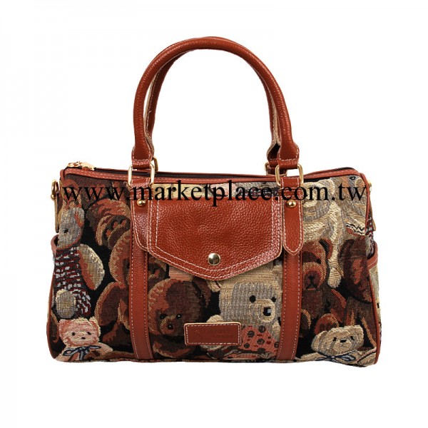 丹尼路斯正品女士手提包斜跨兩用包歐美時尚小熊包包工廠,批發,進口,代購