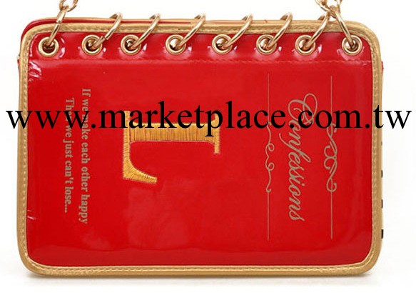 2014新款女包批發韓版復古日記本包日歷包字母手拿單肩包工廠,批發,進口,代購