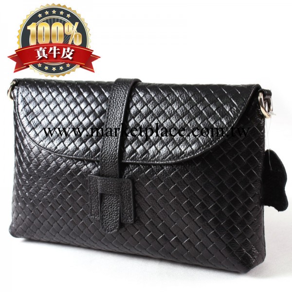 爆款小香真皮頭層牛皮女包歐美編織紋單肩包簡約手拿包斜跨小包工廠,批發,進口,代購