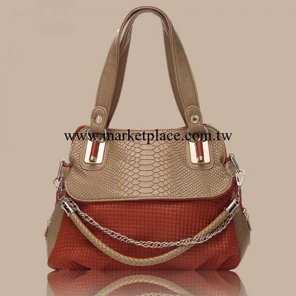 廠傢直銷新款單肩兩用包 現貨小額批發女包 蛇皮紋壓花包包 8266工廠,批發,進口,代購