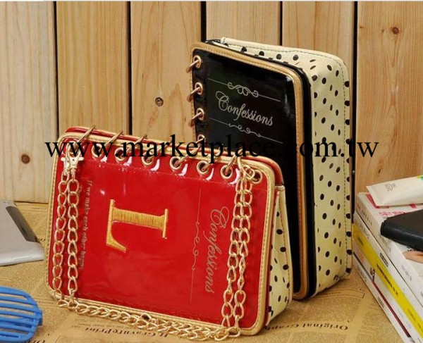 廠傢直銷韓版復古日記本包日歷包字母包手拿單肩包工廠,批發,進口,代購