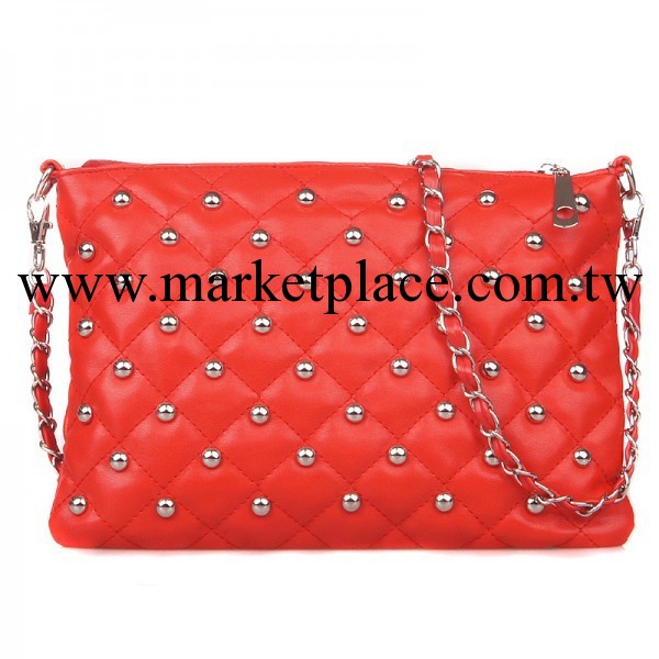 鉚釘鏈條單肩包手拿斜挎包潮女包 夏日小包包韓版新款包批發工廠,批發,進口,代購