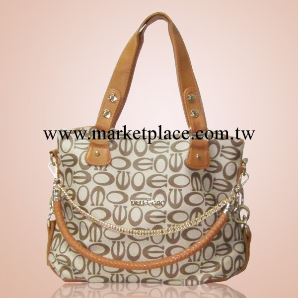 廠傢直銷新款歐美風單肩斜跨包幾何圖案PU編織鏈條休閒女包955-B工廠,批發,進口,代購