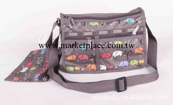 力士保 2011新款熱賣單肩斜挎兩用包 7507小號七彩小象工廠,批發,進口,代購