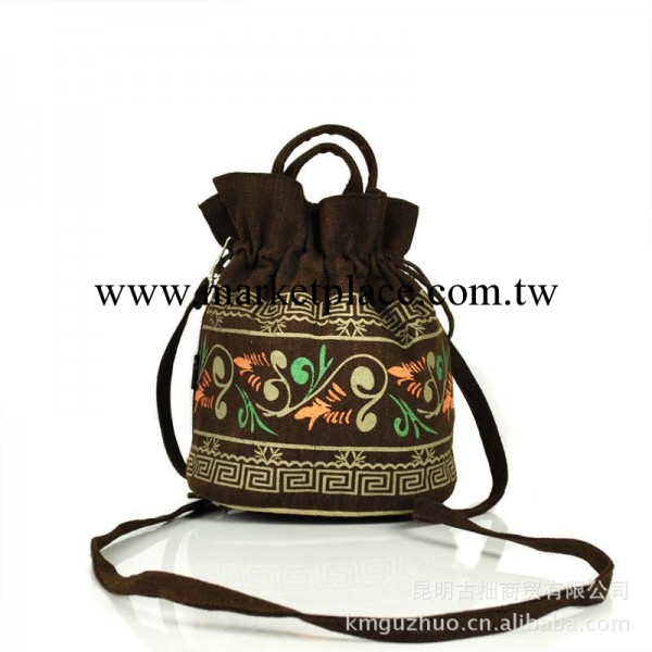 2013新款 雲南特色民族風復古迷你化妝包女士手提斜挎包桶包 兩用工廠,批發,進口,代購