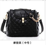 歐美2014復古秋冬新款菱格包韓版水桶鏈條包手提單肩斜挎女包包潮工廠,批發,進口,代購