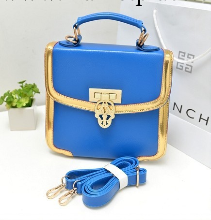 2013新款個性鬼頭鎖時尚邊單肩女包精巧靚麗耐用兩用潮包工廠,批發,進口,代購