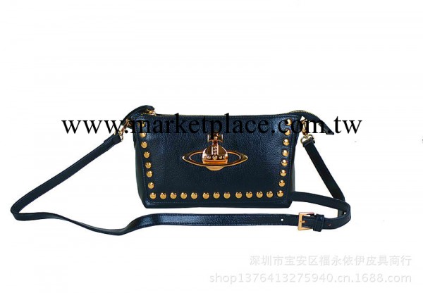 薇薇安vivi土星 鉚釘包荔枝紋單肩包  斜跨兩用包復工廠,批發,進口,代購