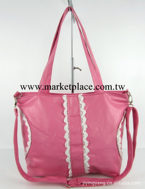 蕾絲女包 粉色浪漫休閒單肩斜跨兩用包包工廠,批發,進口,代購