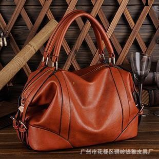 2014女包真皮單肩包油蠟皮奢華潮斜挎手提包包廣州真皮女包工廠,批發,進口,代購