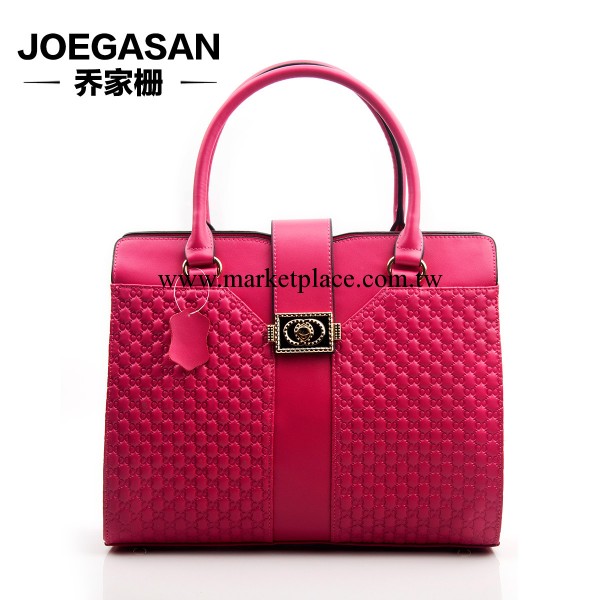 JOEGASAN喬傢柵牛皮手提單肩兩用梅紅色甜美百搭優雅女包8239P工廠,批發,進口,代購