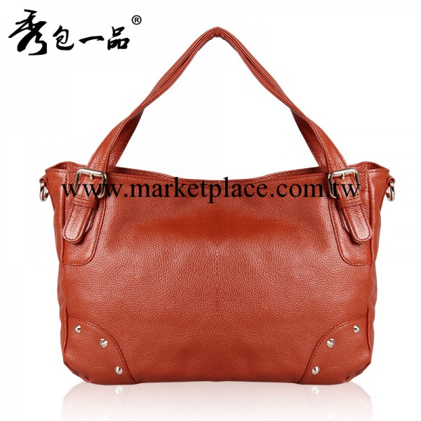真皮清倉 2013新款潮女包 時尚品牌牛皮單肩包 廠傢批發二色s8860工廠,批發,進口,代購