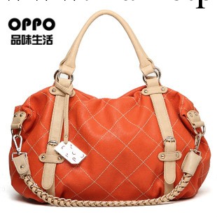 香港OPPO女包速賣通 ebay 淘寶韓版時尚鏈條菱格車縫線手提斜挎工廠,批發,進口,代購