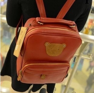 秋季新款韓版雙背甜美淑女可愛卡通小熊雙肩包輕松小熊包包潮女包工廠,批發,進口,代購