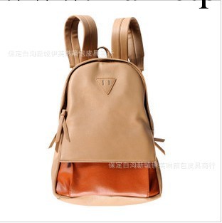 新款時尚休閒三角拼色學生雙肩背包學生包女包批發YF017工廠,批發,進口,代購